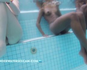 VIDEO OF THE DAY! 2 Brazilian girls first time nude in the pool