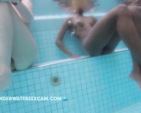 VIDEO OF THE DAY! 2 Brazilian girls first time nude in the pool