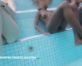 VIDEO OF THE DAY! 2 Brazilian girls first time nude in the pool