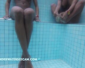 VIDEO OF THE DAY! 2 Brazilian girls first time nude in the pool