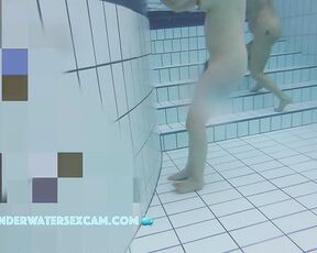 VIDEO OF THE DAY! Asian girl nude in sauna pool first time and gets horny