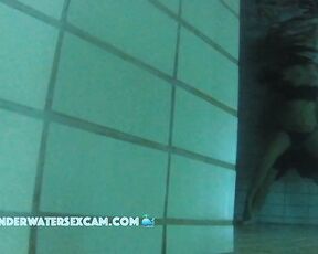 VIDEO OF THE DAY! A couple of waterfall rabbits have rough sex underwater