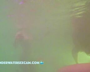 Group of teen girls in dirty water full of sperm