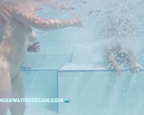 Lots of beautiful girls in this public pool