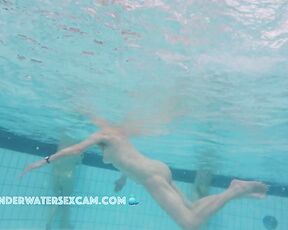 Some ladies love nude swimming