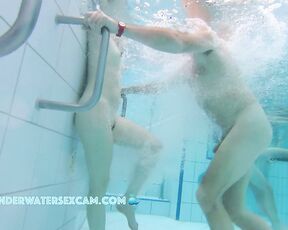 She seems to really enjoy the underwater massage