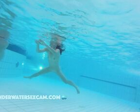 NEW! Just a pretty naked lady swimming in the pool