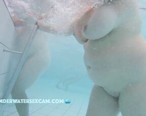 NEW! She has her tits massaged really nicely with the underwater jet massage