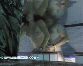 NEW! The always ready to fuck guy has underwater sex with an always horny teen