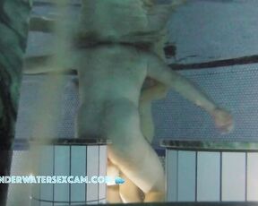 NEW! The always ready to fuck guy has underwater sex with an always horny teen