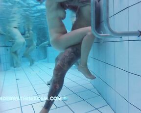 NEW! This American rocker couple comes here especially for underwater sex