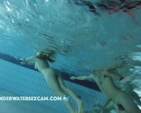 NEW! Pretty young couple playing in the water and getting each other horny