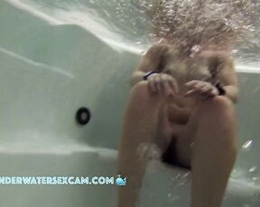 NEW! The funny thing is that the girls can't see that you're jerking off in the hot tub