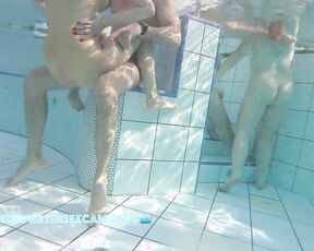 VIDEO OF THE DAY! A horny couple plays together and would love to fuck right away in the pool