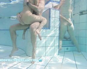 VIDEO OF THE DAY! A horny couple plays together and would love to fuck right away in the pool