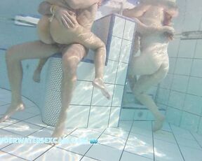 VIDEO OF THE DAY! A horny couple plays together and would love to fuck right away in the pool