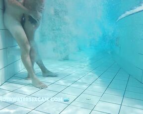 NEW! Fucking over the bubbling underwater jet is a good idea because nobody can see but us ;-)