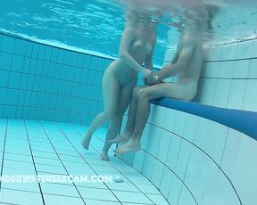 NEW! Young teen couple is naked for the first time in public nudist resort and gets horny