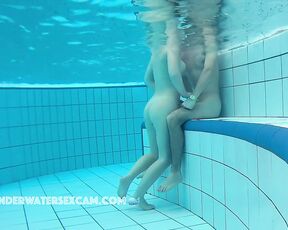 NEW! Young teen couple is naked for the first time in public nudist resort and gets horny