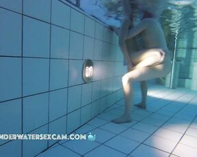 NEW! She has an interesting method of contraception by simply wedging her legs between his
