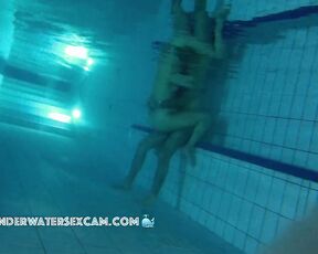 NEW! When the public nudist resort closes in 5 minutes you have to hurry up with the wife fucking