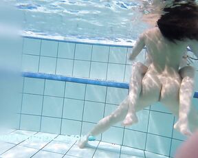 NEW! In this underwater video you can watch how the lesbian girls make each other horny