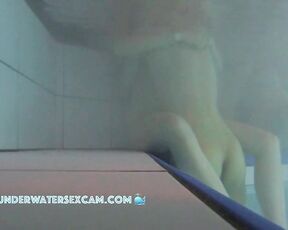 NEW! Young couples are often very excited when they are naked in the pool for the first time