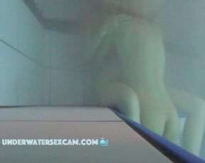 NEW! Young couples are often very excited when they are naked in the pool for the first time