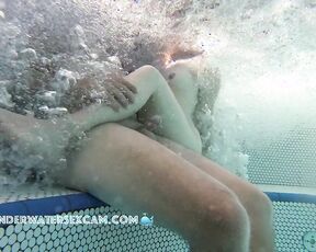 NEW! She notices that he is aroused and they discuss whether they could fuck in the jacuzzi