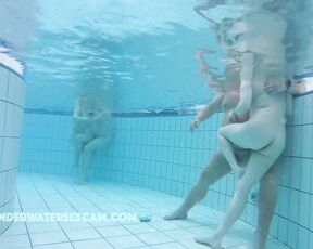 NEW! I would love to know why this hot horny chick is with the old fat man