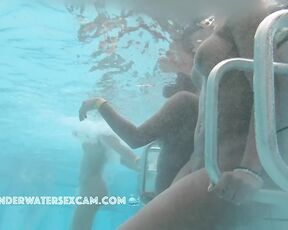 NEW! Would you like to play with these horny African teen girls while you are naked in the pool?