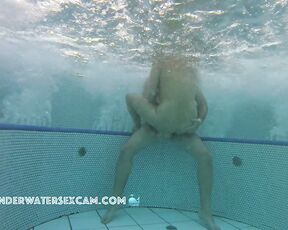NEW! It's quite normal to have sex in a public pool if you are completely nude and horny