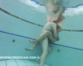 NEW! It's quite normal to have sex in a public pool if you are completely nude and horny