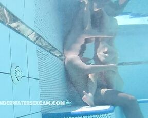 NEW! A young couple plays around in the water where he gets horny and wants more