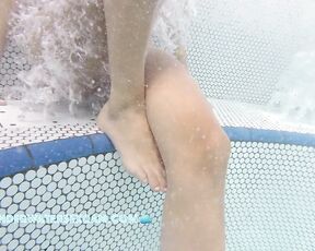 NEW! She starts to work on his cock with her hand and maybe she still has a hand free?