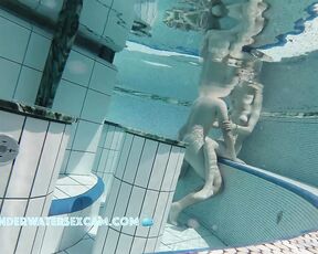NEW! A young teen couple who is naked in the water for the first time realizes that they are getting horny