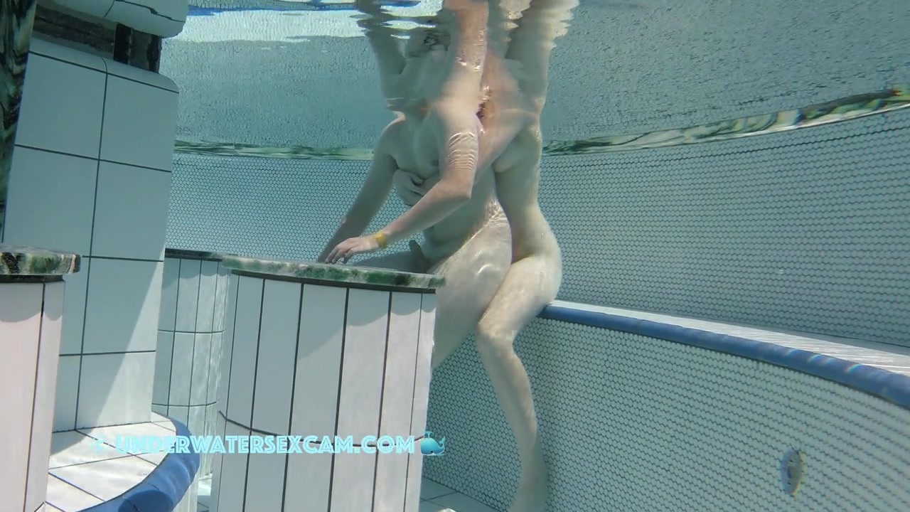 NEW! A young teen couple who is naked in the water for the first time realizes that they are getting horny