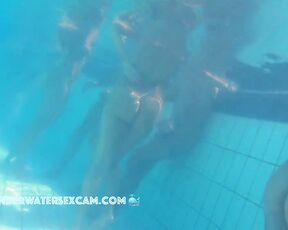 NEW! Swingers also like to go naked in the water and arouse each other in the pool