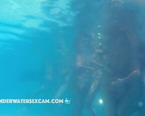 NEW! Swingers also like to go naked in the water and arouse each other in the pool