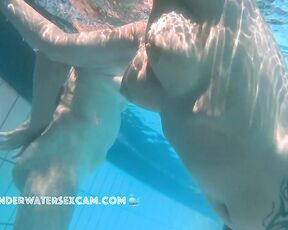 NEW! Two horny milfs waiting for one or two hard dicks in a public sauna pool