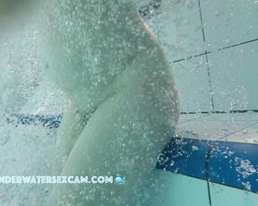 NEW! A horny asian milf with big nipples gets spoiled by the floor jets