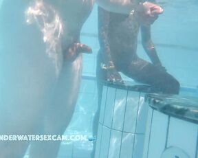 NEW! Hot black girls always drive the white boys crazy when they are naked in the pool