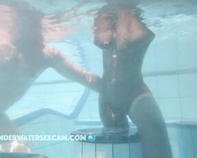 NEW! Hot black girls always drive the white boys crazy when they are naked in the pool