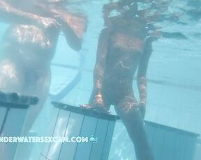 NEW! Hot black girls always drive the white boys crazy when they are naked in the pool