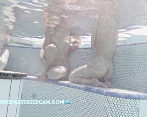 NEW! Two young hot chicks talk about the best way to fuck in the pool