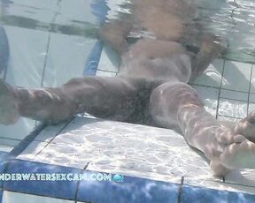 NEW! This sweet black latina shows everyone her pretty little pussy