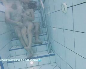 NEW! So on steps under water you can do many different activities in a public pool