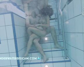 NEW! So on steps under water you can do many different activities in a public pool