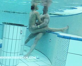 NEW! Elastigirl meets superman to have some fun in the sauna pool
