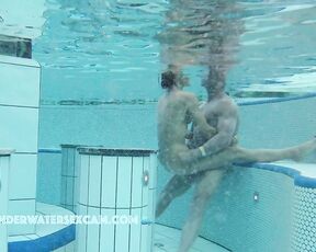 NEW! Elastigirl meets superman to have some fun in the sauna pool